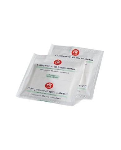 Garza sterile 10x10cm busta 25pz (Min.Mul./100cf)