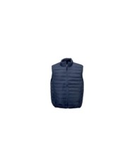 Gilet imbottito in poliestere 50D e foderato in poliestere 210T con 2 tasche chiuse con zip. Blu Taglie:S/M/L/XL/XXL