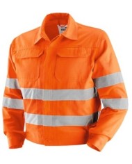 Giubbino Eco Reflex A.V. 60% cotone-40% poliestere con bande retroriflettenti 240gr Tg.S-XXL