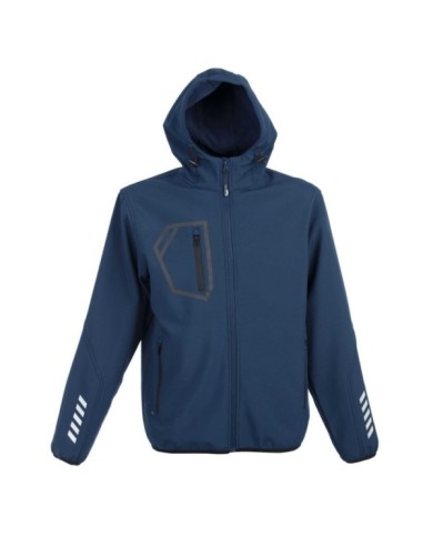 Giubbino Garmisch Soft Shell Navy Tg.