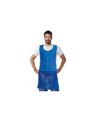 Grembiule monouso 72x150cm blu 100pz