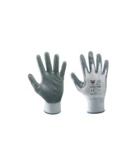 Guanto 13 Eco-NBR Grigio in tessuto sintetico palmo impregnato in nitrile Tg.7-8-9-10 (Min.Mul./12)