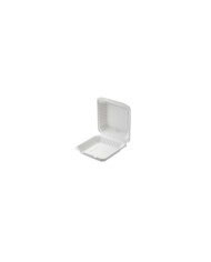 Hamburger box compostabile in polpa di cellulosa 19,1x20,5x10cm 3500ml 25pz