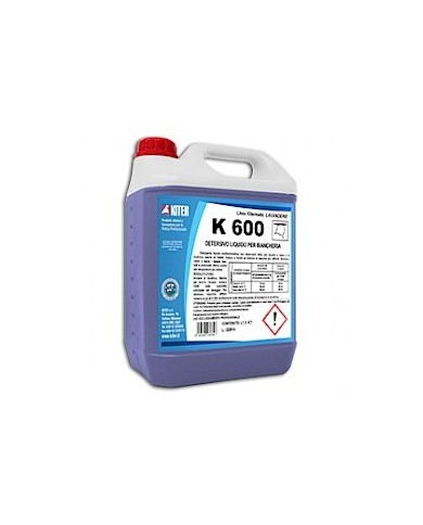 K 600 Detergente liquido lavatrice 5lt