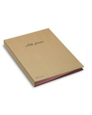 Libro firma Eco 18 intercalari 24x34 cm avana Fraschini