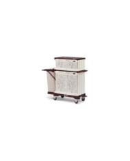 MagicArt 26 Safety PlusCarrello alberghiero chiuso decorato con motivi grafici