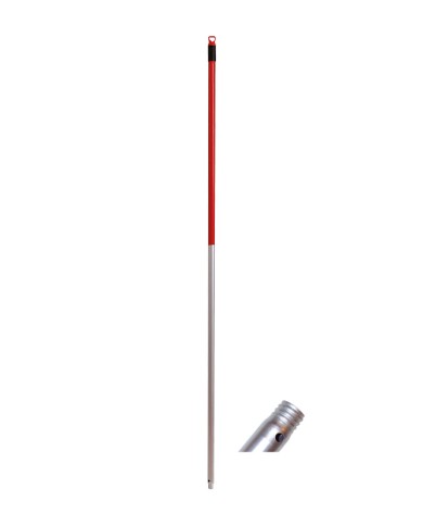 Manico 140cm alluminio con vite+foro (Eco)