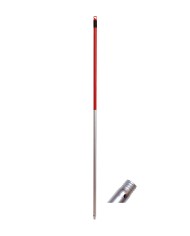 Manico 140cm alluminio con vite+foro (Eco)