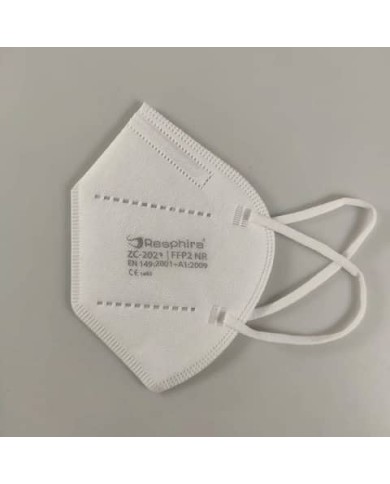 Mascherine monouso FFP2 Certificazione CE 1463 bianche Scatola da 10 pz. conf.ti singolarmente (Scad.2025)