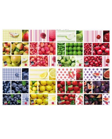 Maxiquaderno Fruit - A4 - 1 rigo - 42 fogli - 80 gr - Pigna (Min.Mul./10)