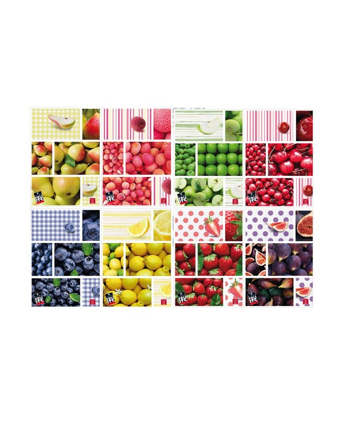 Maxiquaderno Fruit - A4 - 1 rigo - 42 fogli - 80 gr - Pigna (Min.Mul./10)