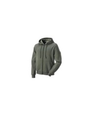 MERANO Felpa full zip verde Taglie: S-XXXL
