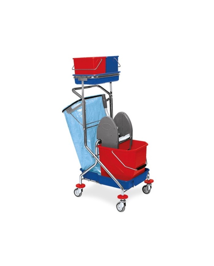MINIMAX3 Carrello cromato pieghevole mono con 4100PR