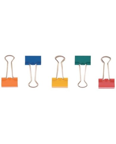 Molle Double Click Q-Connect Foldback assortiti 19 mm conf. da 10