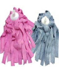 Mop microfibra azzurro con attacco a vite 200g