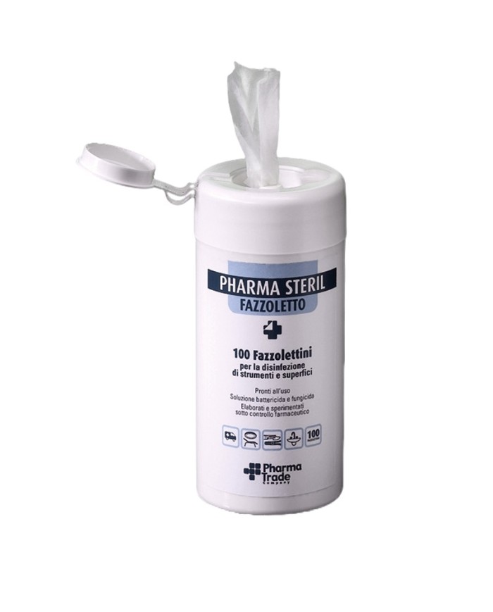 Pharmasteril fazzoletti barattolo 100pz