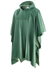 Poncho Niagara poly/pvc verde Tg.unica