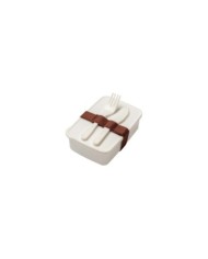 Porta pranzo in PP, con posate incluse