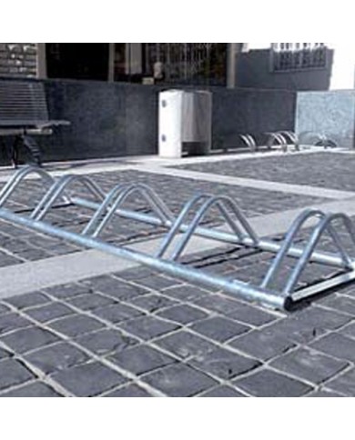 Portabici 5 posti art. ML5  zincato a caldo con piastre