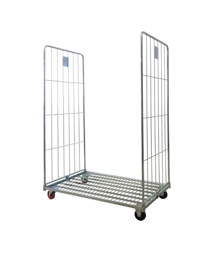 Roll Container 2 pareti doppio (1200x805x1800h) + 2 cinghie