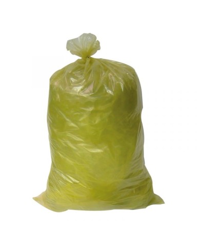 Sacchi immondizia PLT giallo 72x110 28my 250pz