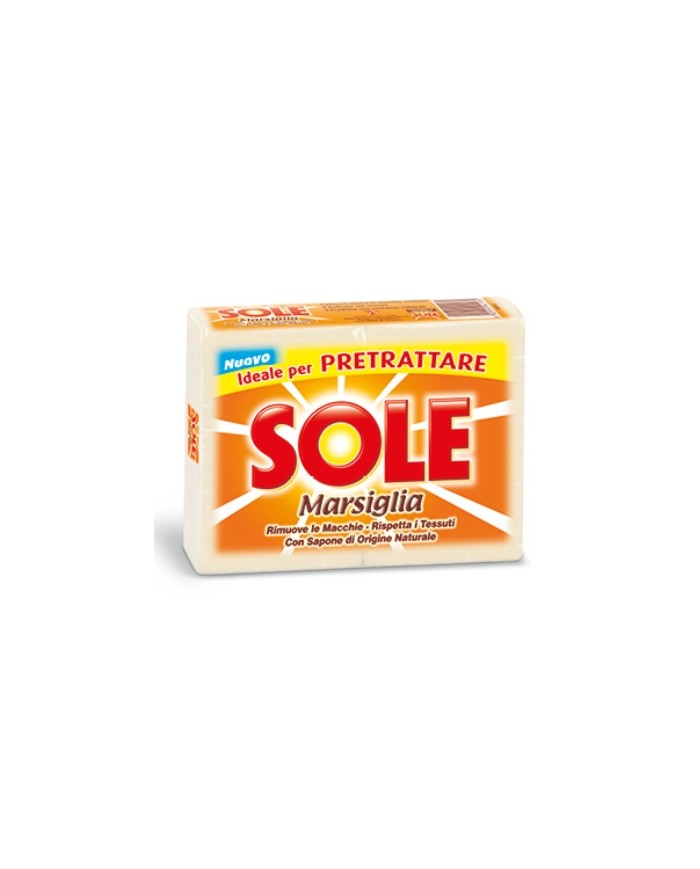 Sapone bucato Sole Marsiglia 250gr 2pz