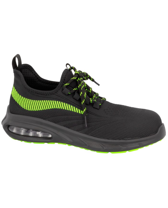 Scarpa protettiva bassa tipo sportivo in tessuto tecnico fine knit + PU RUSH-998 S1 PL FO SR (tg.36-47)