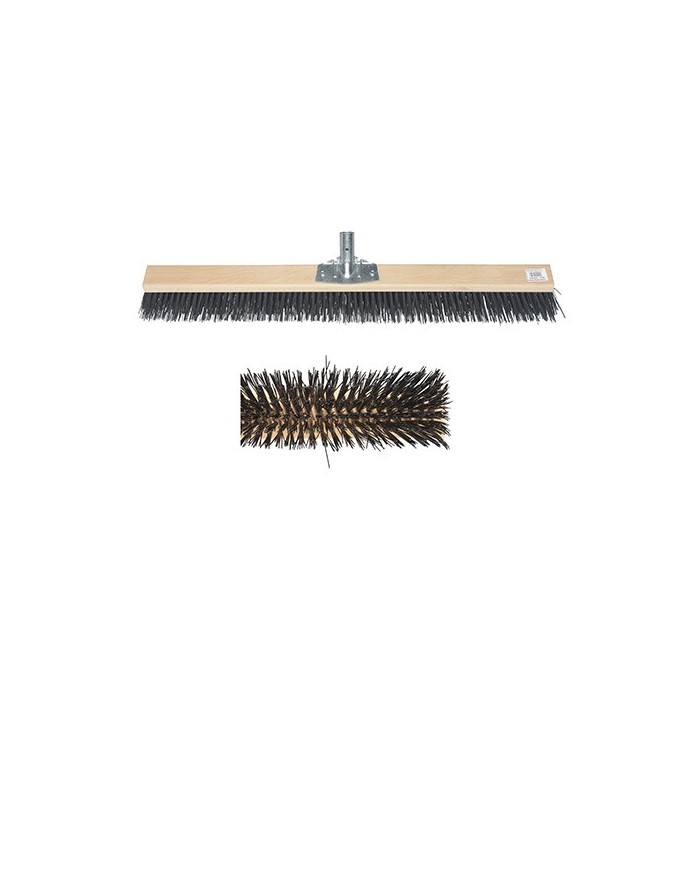 Scopa industriale 80cm legno 6 ranghi