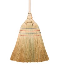 Scopa saggina 4fili Giannina con manico verniciato (Eco)