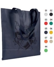 Shopper in TNT 80 g/m2 cucito, manici lunghi 42x38cm