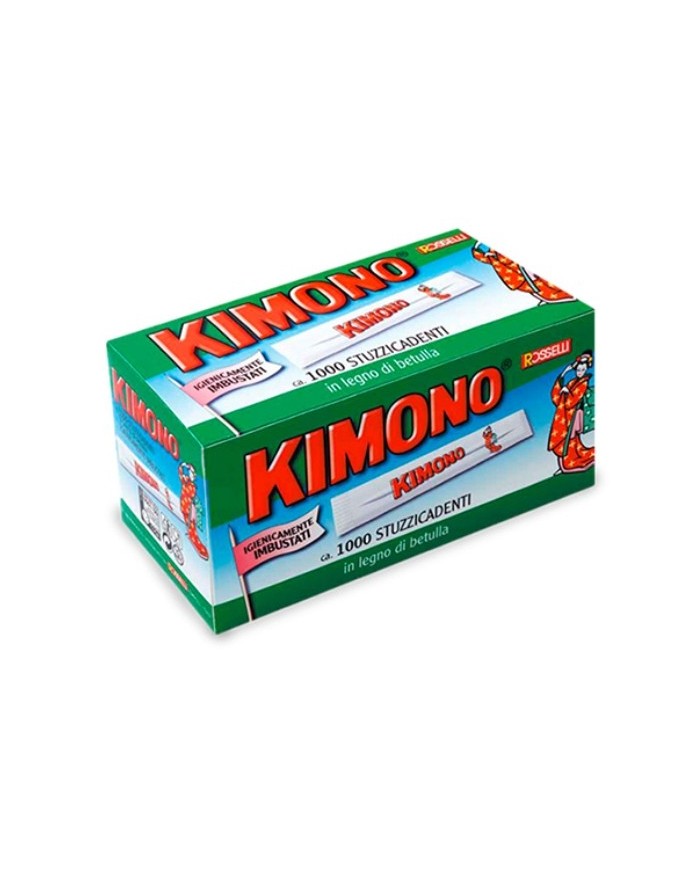 Stuzzicadenti Kimono legno imbustati 1000pz