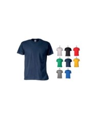 T-shirt da uomo 100% cotone semi pettinato Tg.XS-3XL