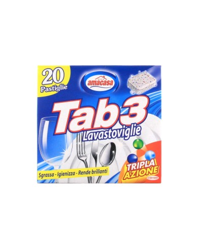TAB 3 Lavastoviglie 20 Tabs 400gr