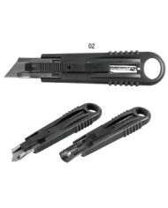 Taglierino con lama retrattile automatica, medio