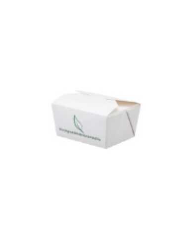 Take away box in carta + PLA 11,2x9x6,5cm 800ml 25pz