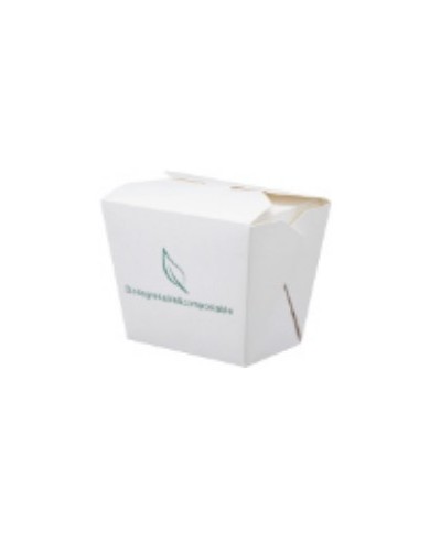 Take away box in carta + PLA 8,9x6,8x10,2cm 900ml 25pz