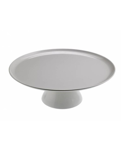 Tortiera rotonda in melamina bianca "Le Perle" Ø35x10cm