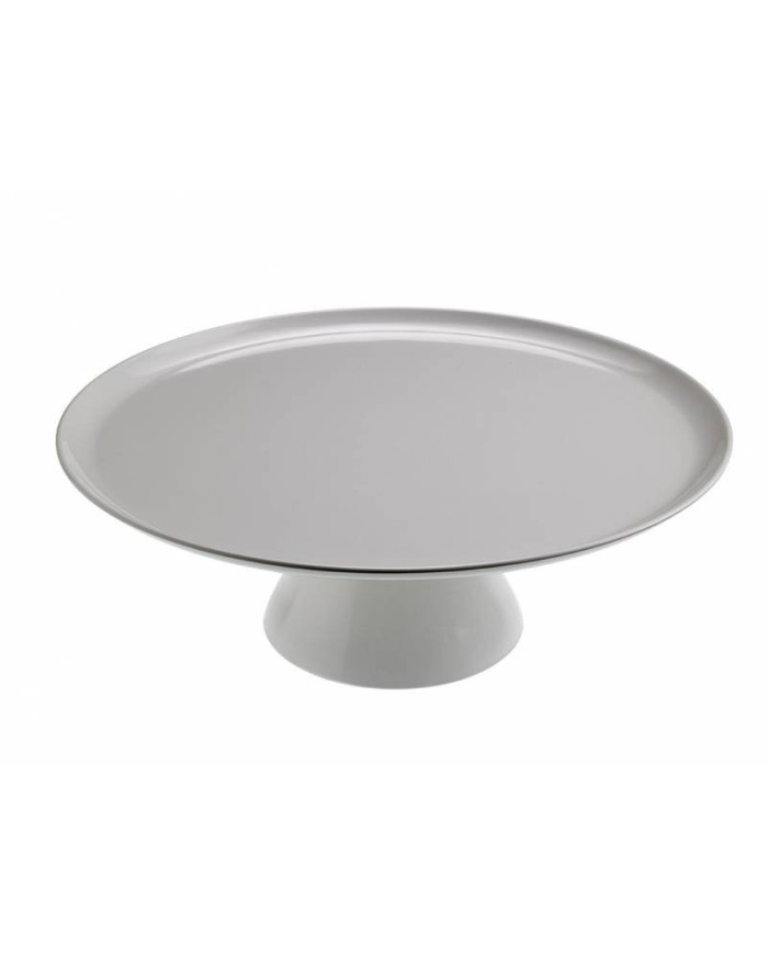 Tortiera rotonda in melamina bianca "Le Perle" Ø35x10cm