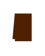 Tovaglia 100x100 Airlaid Cacao 25pzx2