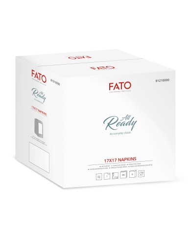 Tovagliolo 17x17 Velino High quality Pura cellulosa 1V 250pzx12