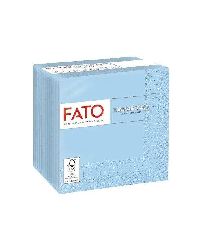 Tovagliolo 24x24 Smart Azzurro 2V 100pzx24