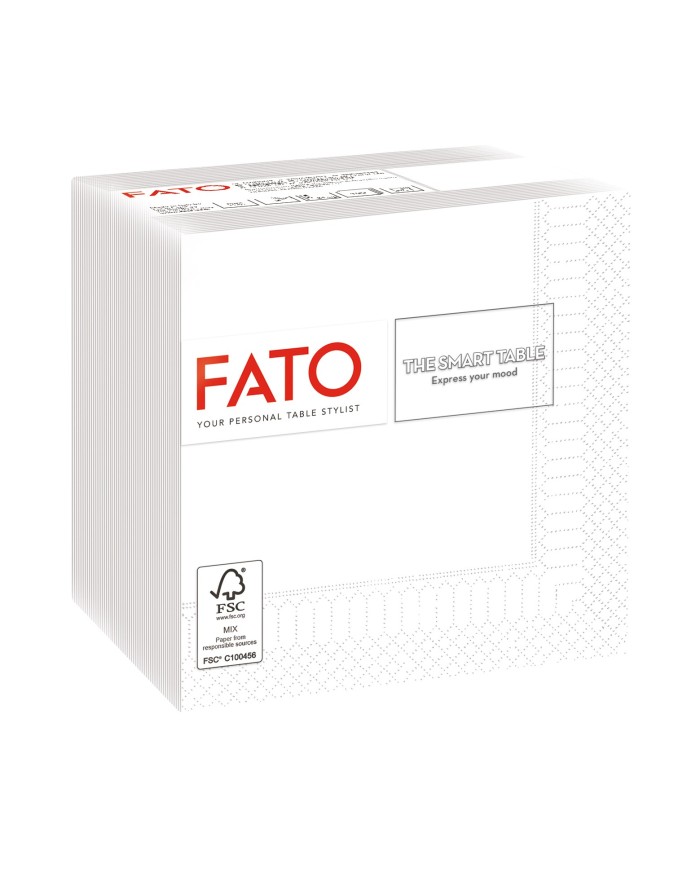 Tovagliolo 24x24 Smart Bianco 2V 100pzx24