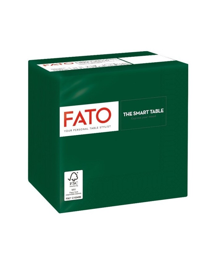 Tovagliolo 24x24 Smart Verde foresta 2V 100pzx24