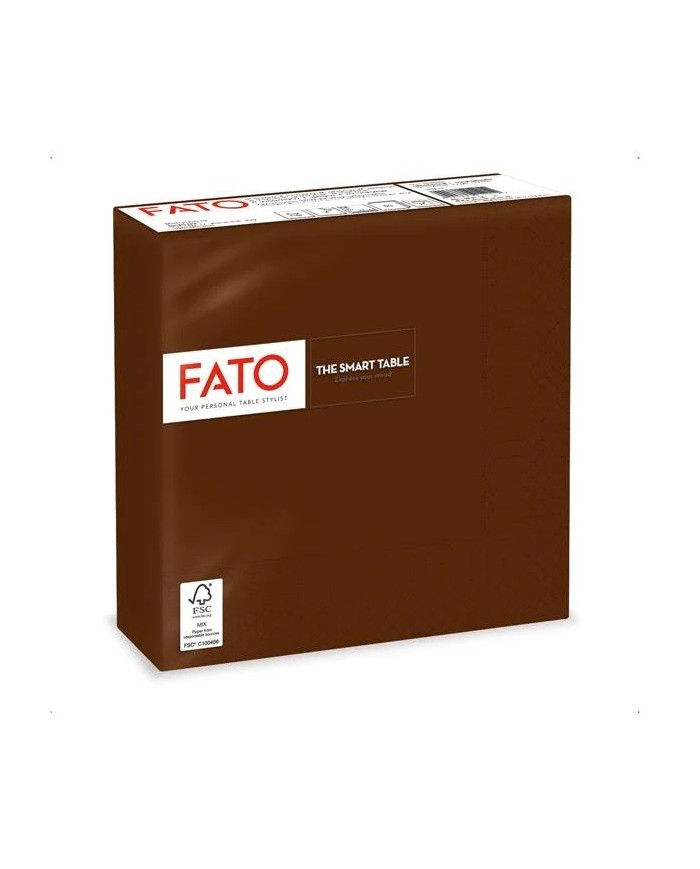 Tovagliolo 33x33 Smart Cioccolata 2V 50pzx24