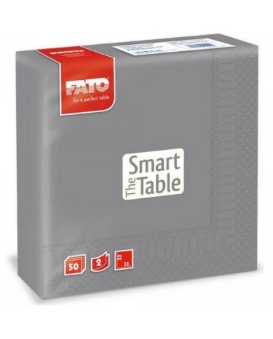 Tovagliolo 33x33 Smart Grigio 2V 50pzx24