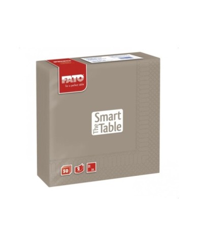 Tovagliolo 33x33 Smart Tortora 2V 50pzx24