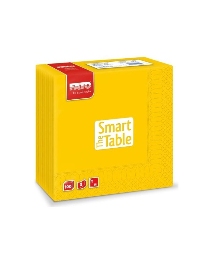 Tovagliolo 38x38 Smart Giallo 2V 100pzx18