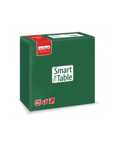 Tovagliolo 38x38 Smart Verde foresta 2V 100pzx18
