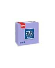 Tovagliolo 38X38 Star microcollato lilla 2V 40pzx30