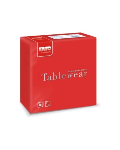 Tovagliolo 40x40 Airlaid Rosso 50pzx16